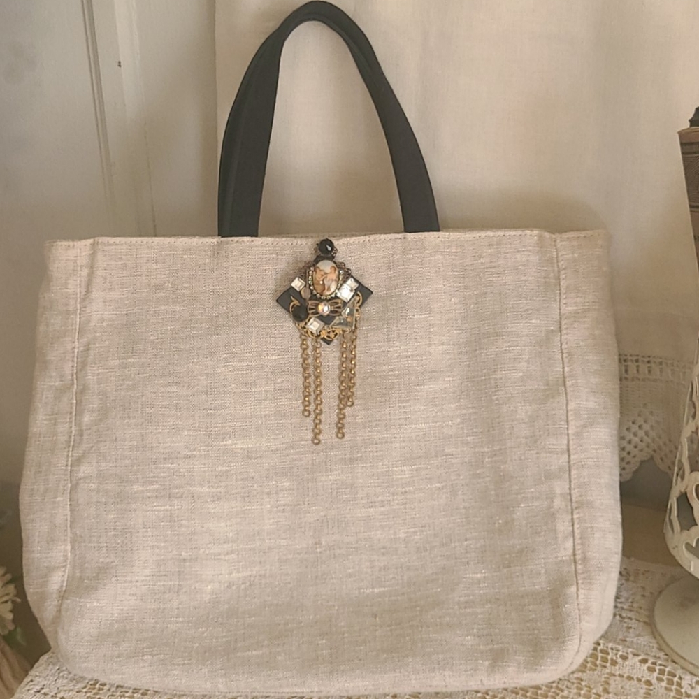 LAST CHANCE!! Spiegel Tote Bag Handbag Purse Upcycled - Picture 1 of 12